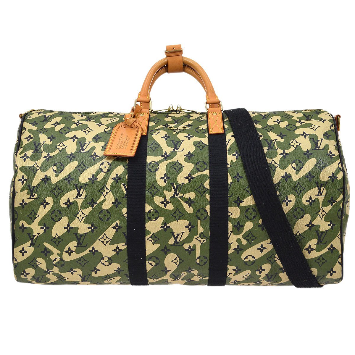 LOUIS VUITTON★ 2008 KEEPALL BANDOULIERE 55 MONOGRAMOUFLAGE M95774 06294