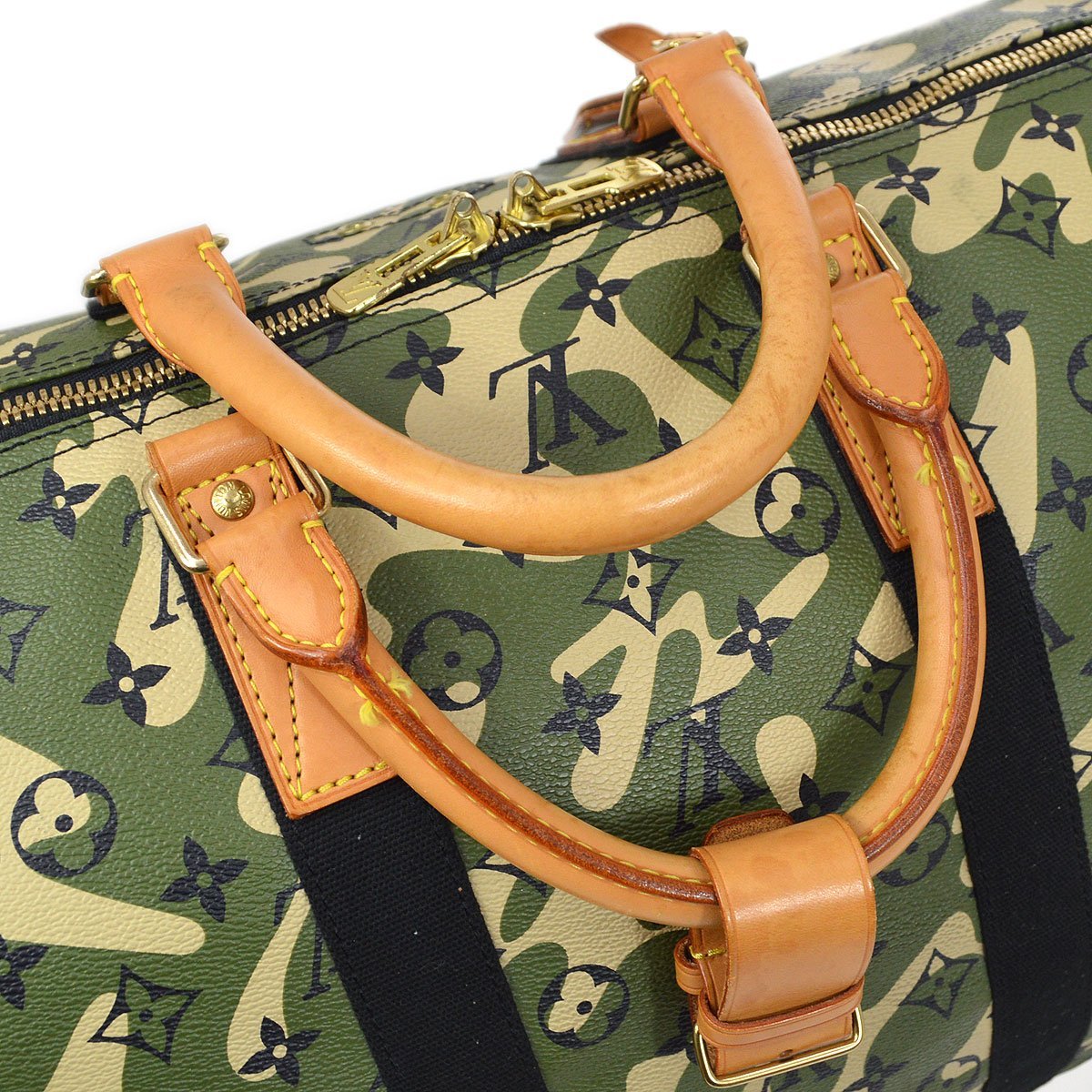 LOUIS VUITTON★ 2008 KEEPALL BANDOULIERE 55 MONOGRAMOUFLAGE M95774 06294