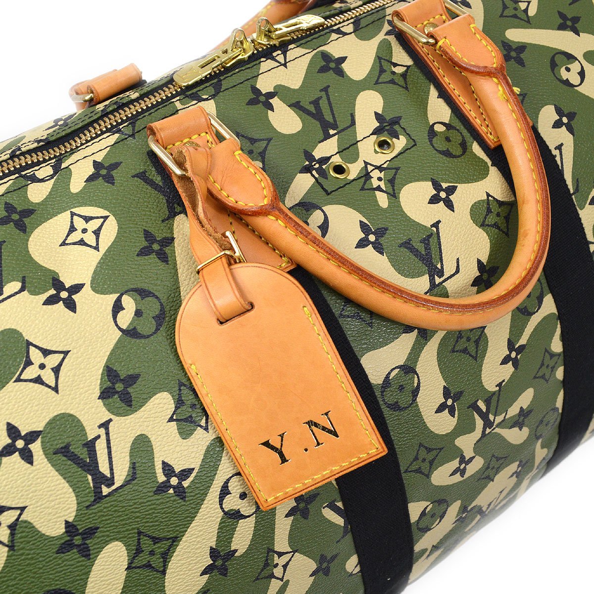 LOUIS VUITTON★ 2008 KEEPALL BANDOULIERE 55 MONOGRAMOUFLAGE M95774 06294