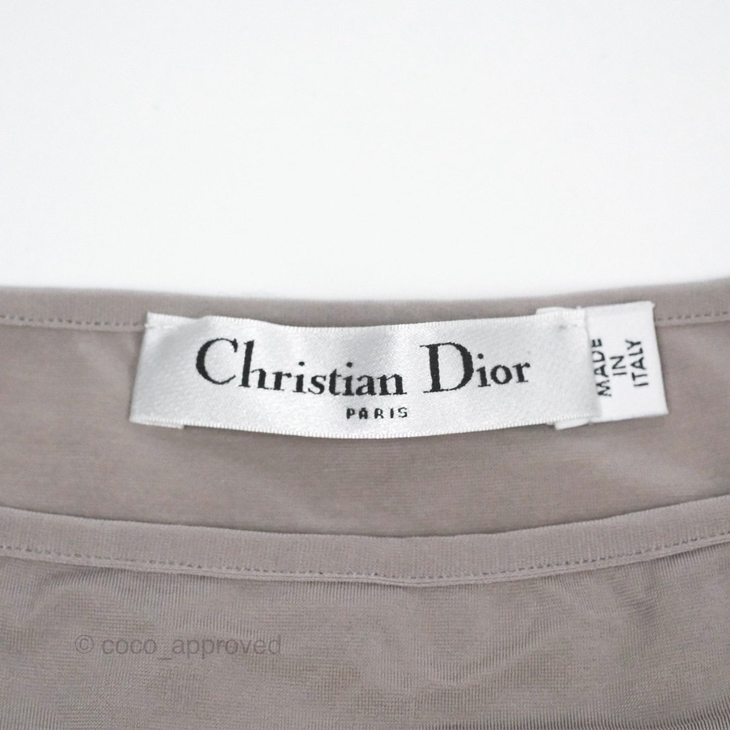 Christian Dior Knit Dress Grey Size 34