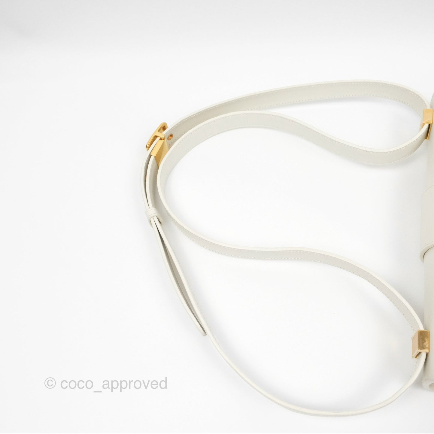 Christian Dior Small 30 Montaigne Box Bag White Calfskin
