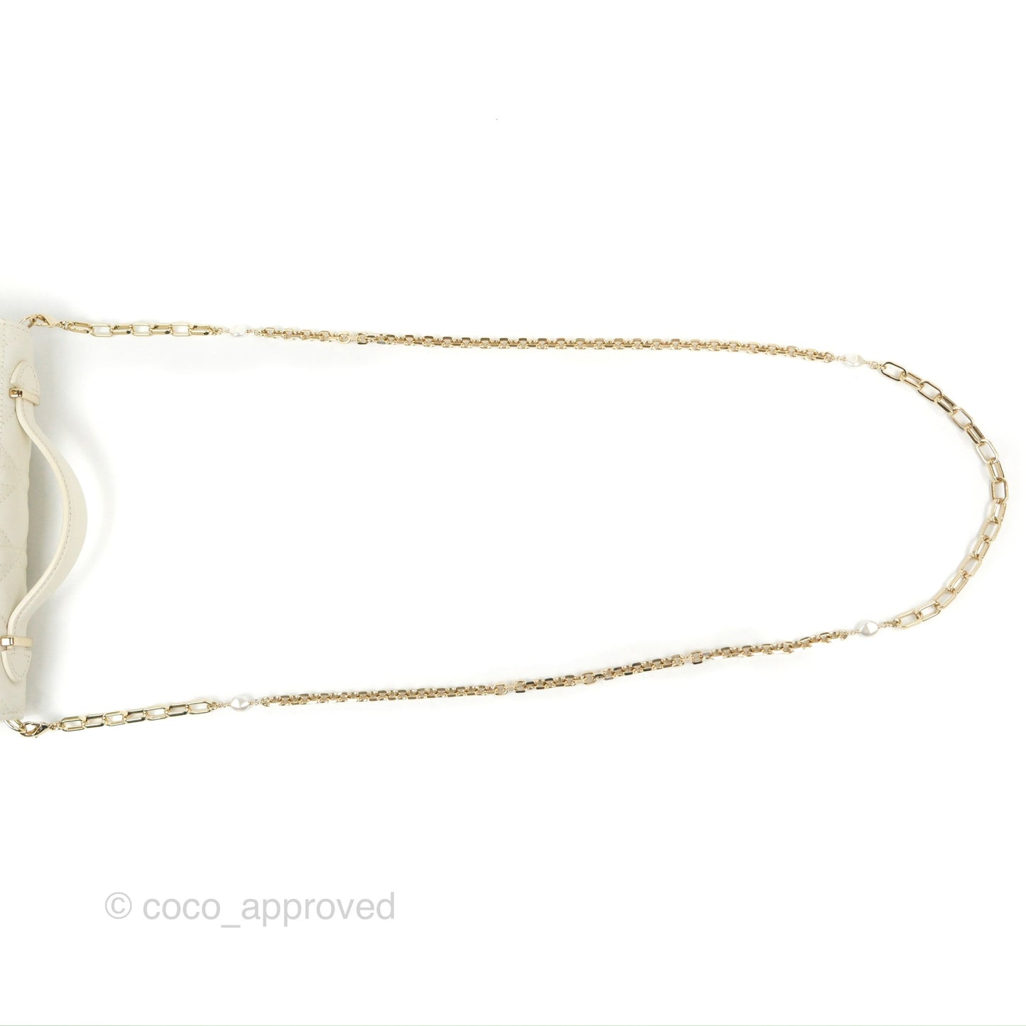 Dior Miss Dior Mini Bag Ivory White Cannage Lambskin