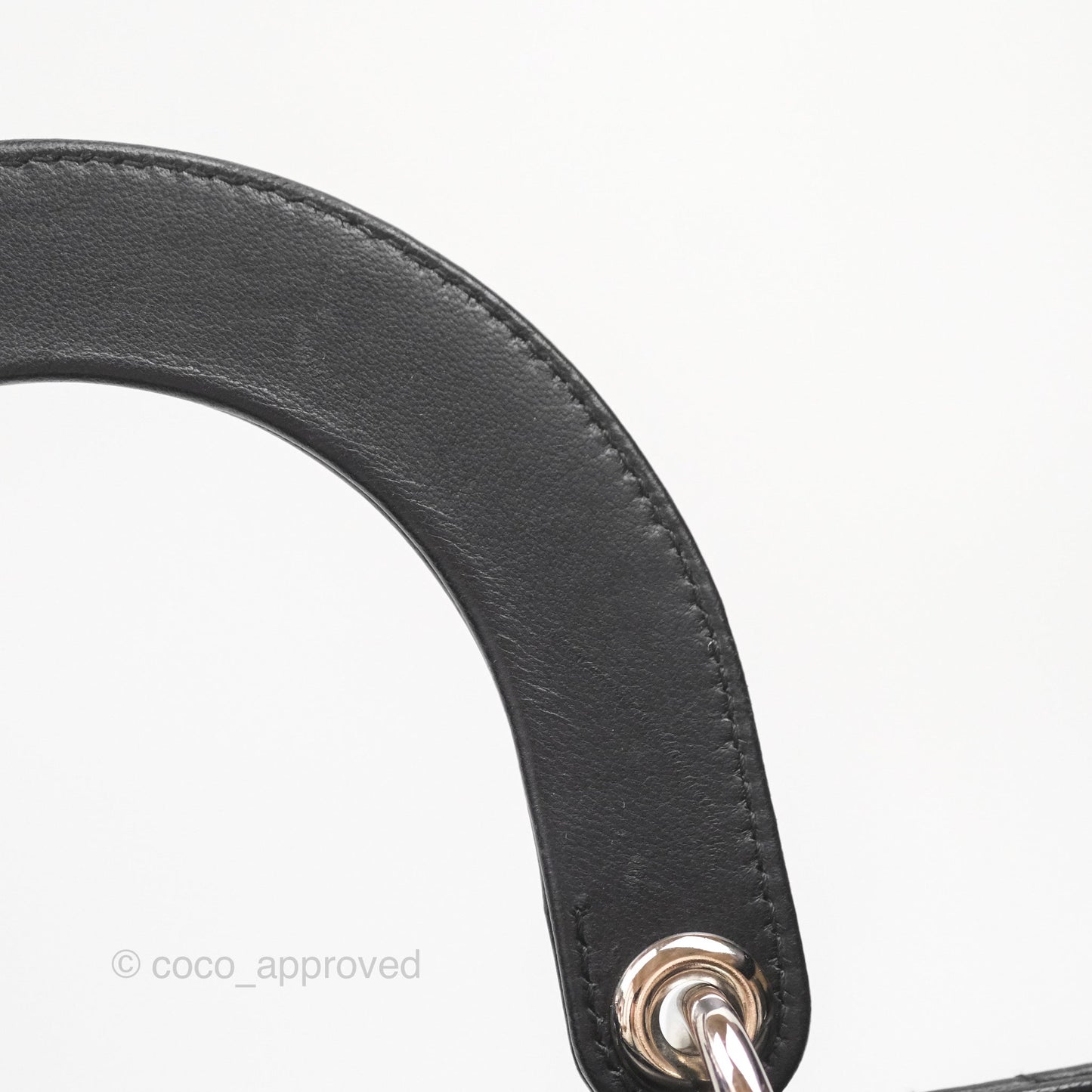 Christian Dior My ABCDior Lady Dior Black Lambskin Silver Hardware