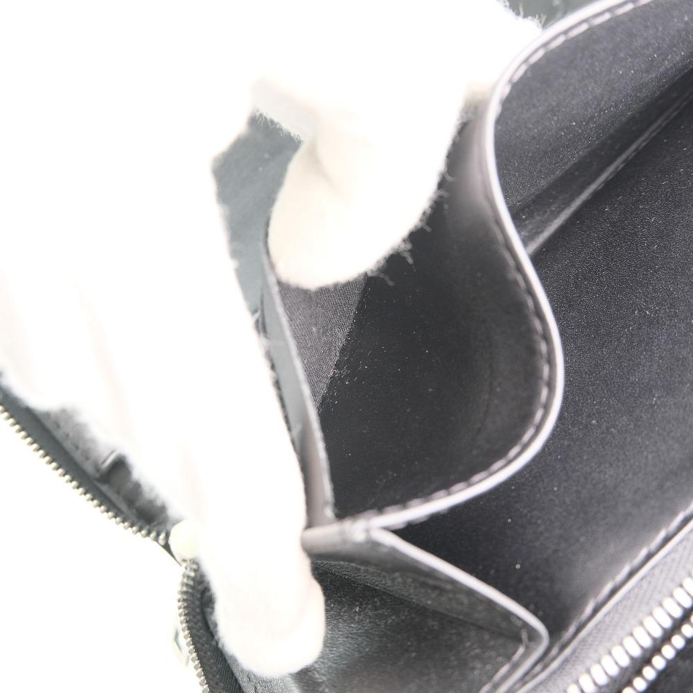Louis Vuitton Black Leather Zippy organizer wallet accessories