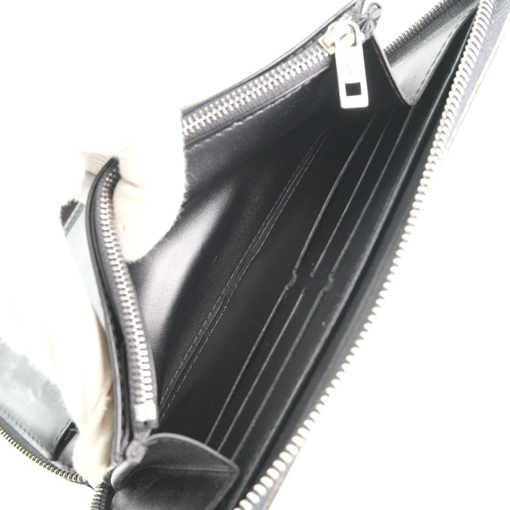 Louis Vuitton Black Leather Zippy organizer wallet accessories