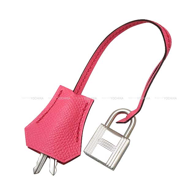 HERMES Handbag Birkin25 Personal order with initials engraved Craie/Rose Azalee Veau Epsom Mat Silver HW Stamp