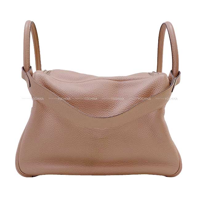 HERMES Shoulder bag Lindy 30 Glycine Taurillon Clemence Silver HW Stamp T