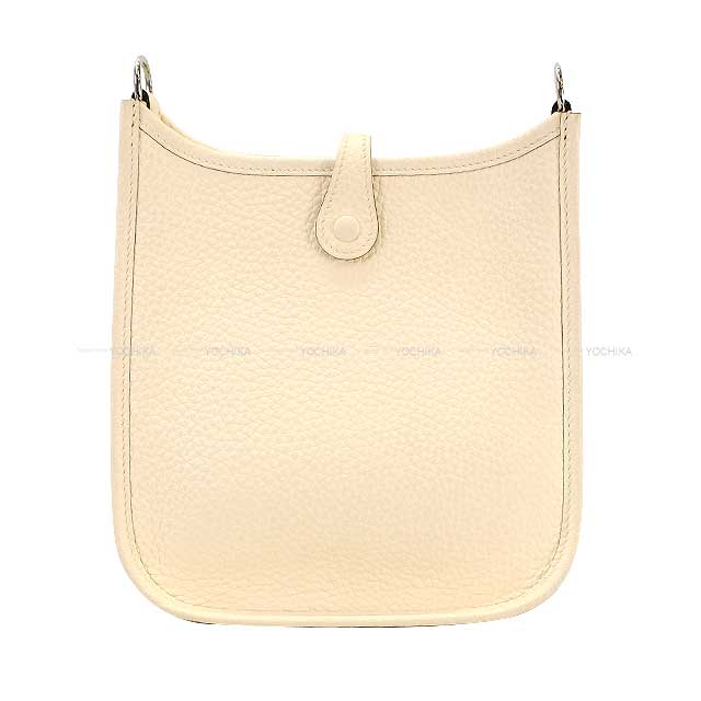 HERMES Shoulder bag Evelyne 16 TPM Nata Taurillon Clemence Silver HW Stamp