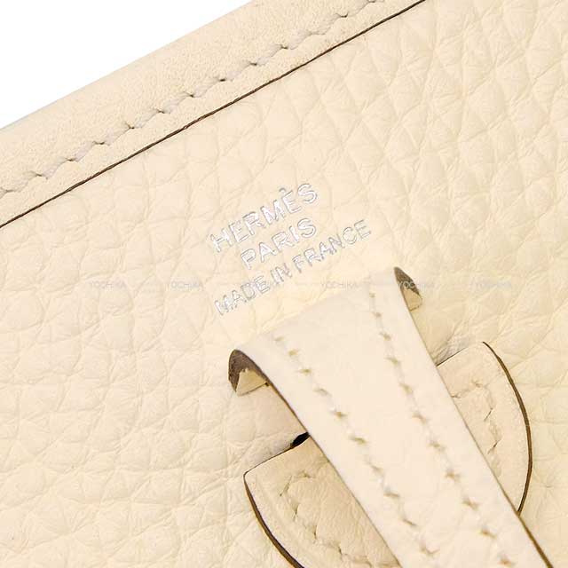 HERMES Shoulder bag Evelyne 16 TPM Nata Taurillon Clemence Silver HW Stamp