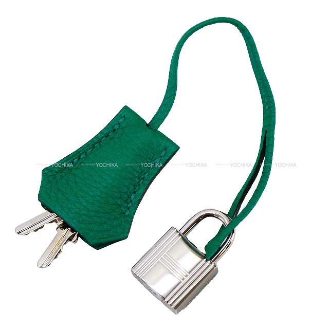 HERMES Handbag Birkin25 Vert Vertigo Veau Togo Silver HW Stamp