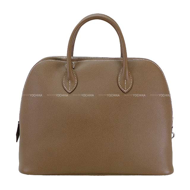 HERMES Shoulder bag Bolide1923 30 Etoupe Veau Epsom Silver HW Stamp