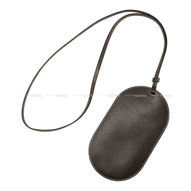 HERMES Carrying case In The Loop Phone To Go GM Ebene Chevre Myzore Stamp