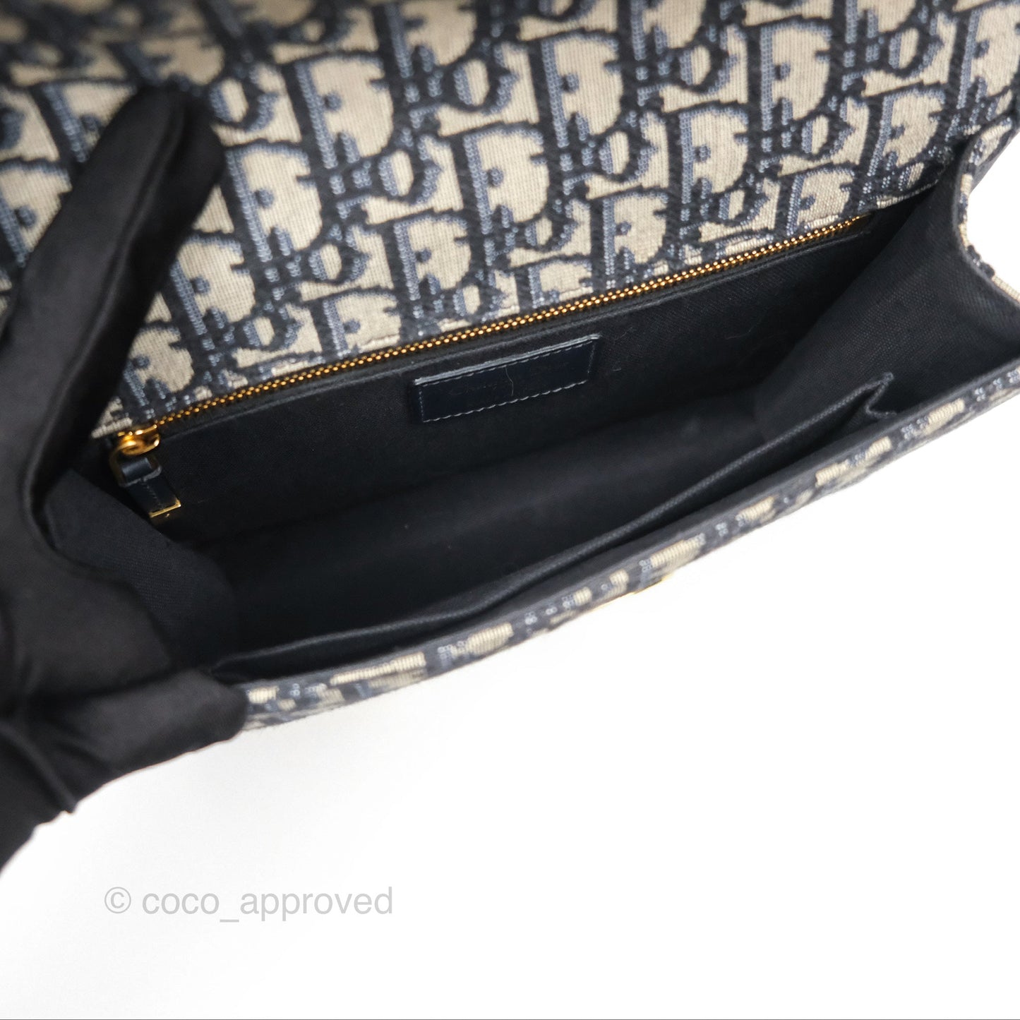 Dior 30 Montaigne Bag Blue Dior Oblique Jacquard