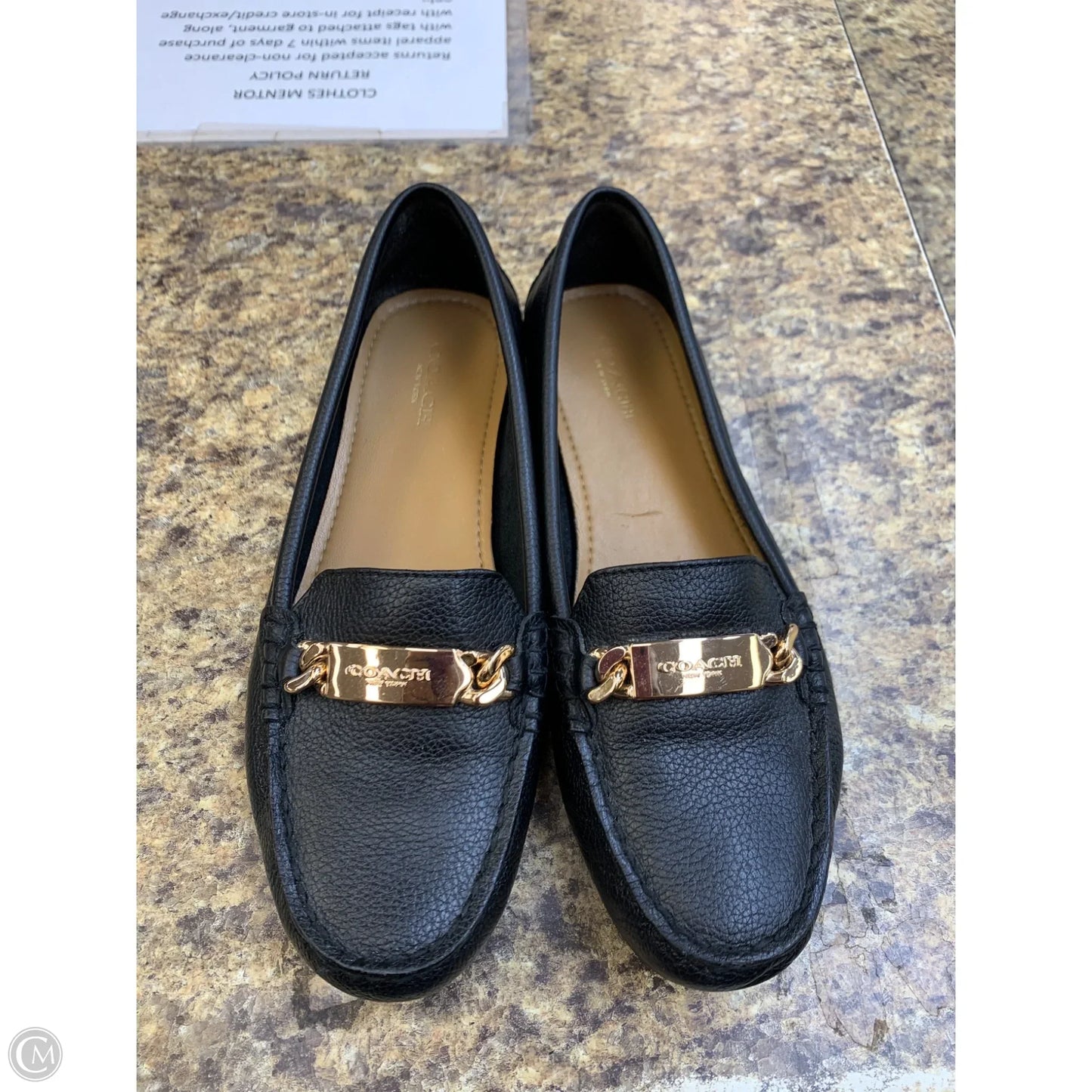 Shoes Designer By Coach In Black, Size: 7