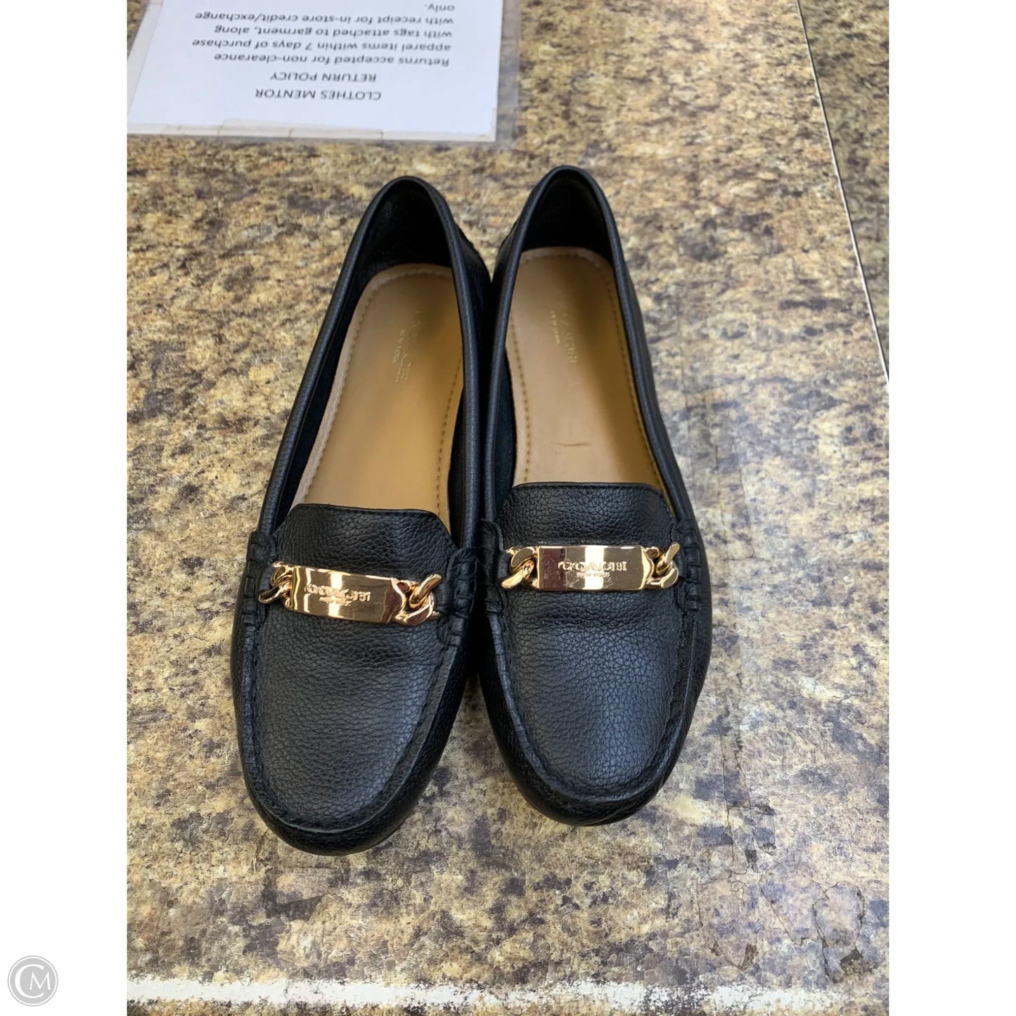 Shoes Designer By Coach In Black, Size: 7
