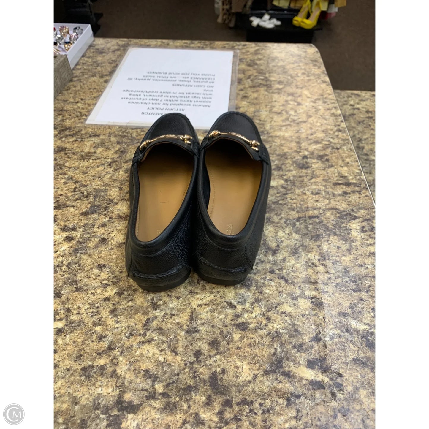 Shoes Designer By Coach In Black, Size: 7