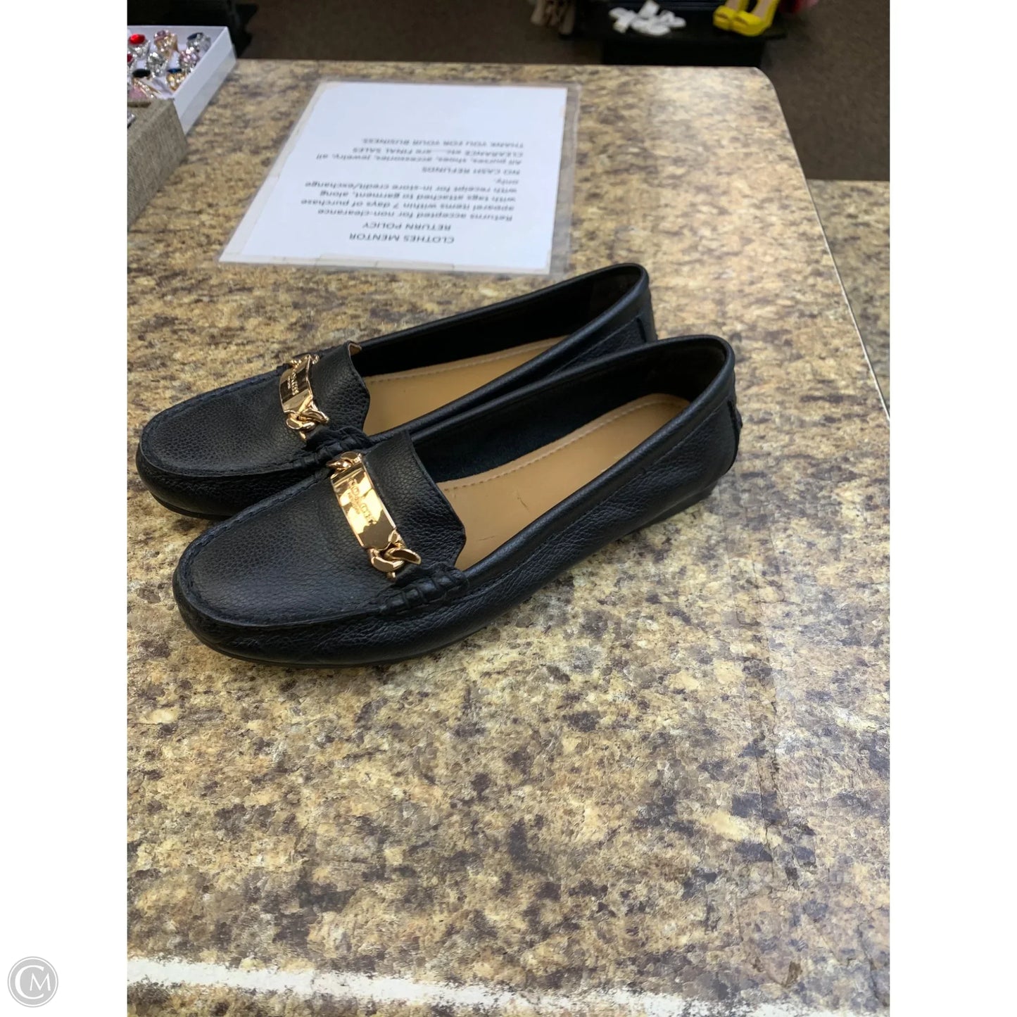 Shoes Designer By Coach In Black, Size: 7