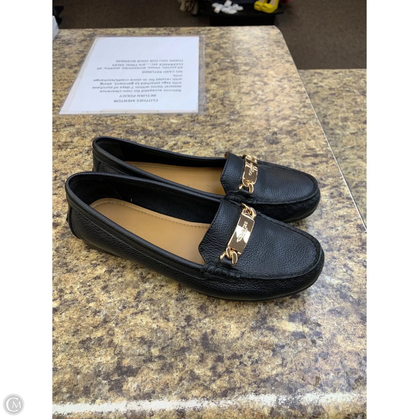 Shoes Designer By Coach In Black, Size: 7