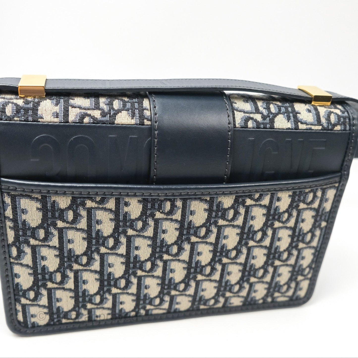 Dior 30 Montaigne Bag Blue Dior Oblique Jacquard