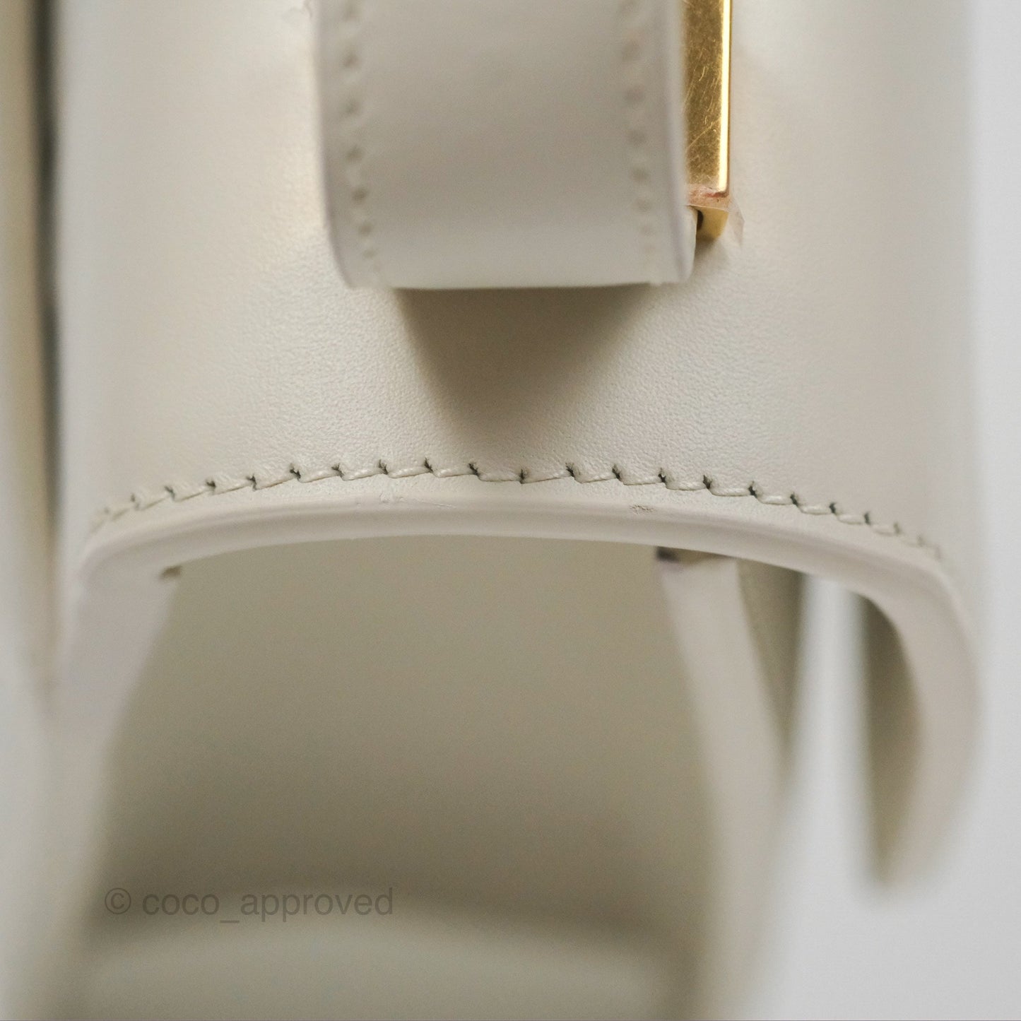 Christian Dior Small 30 Montaigne Box Bag White Calfskin