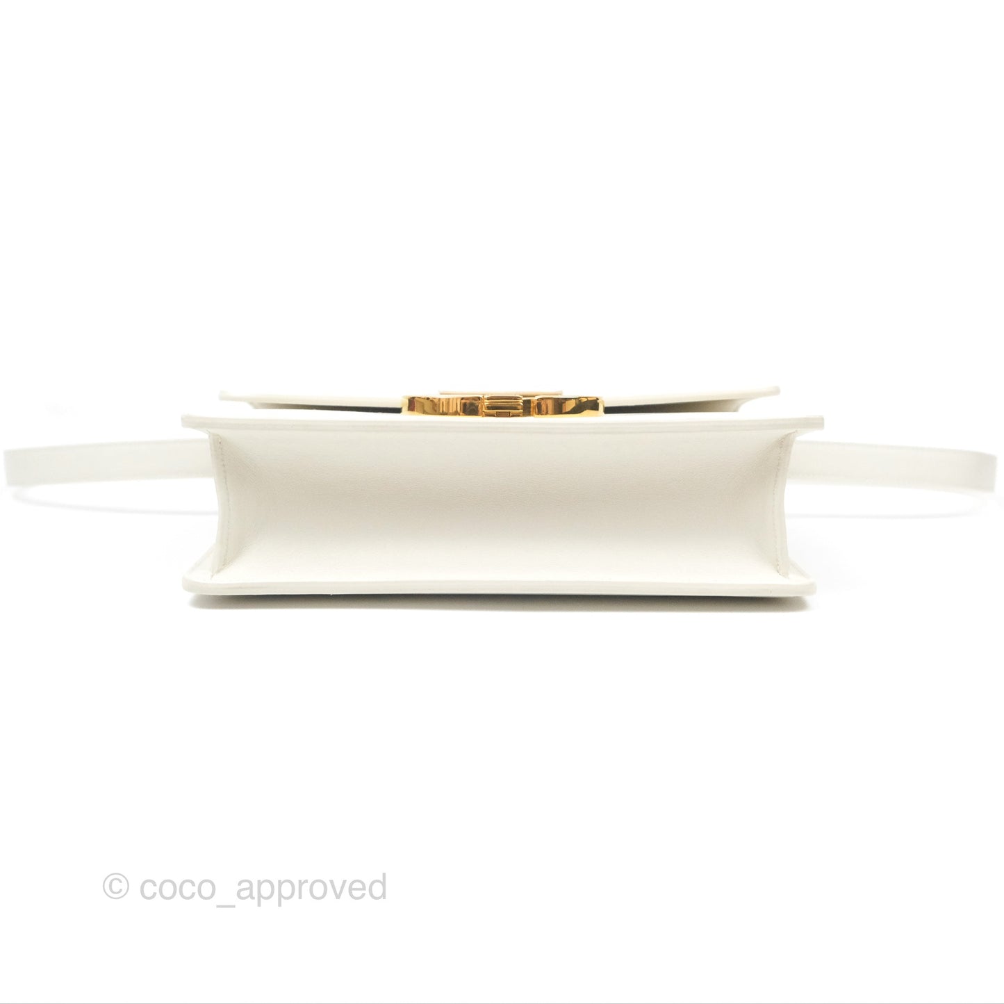 Christian Dior Small 30 Montaigne Box Bag White Calfskin