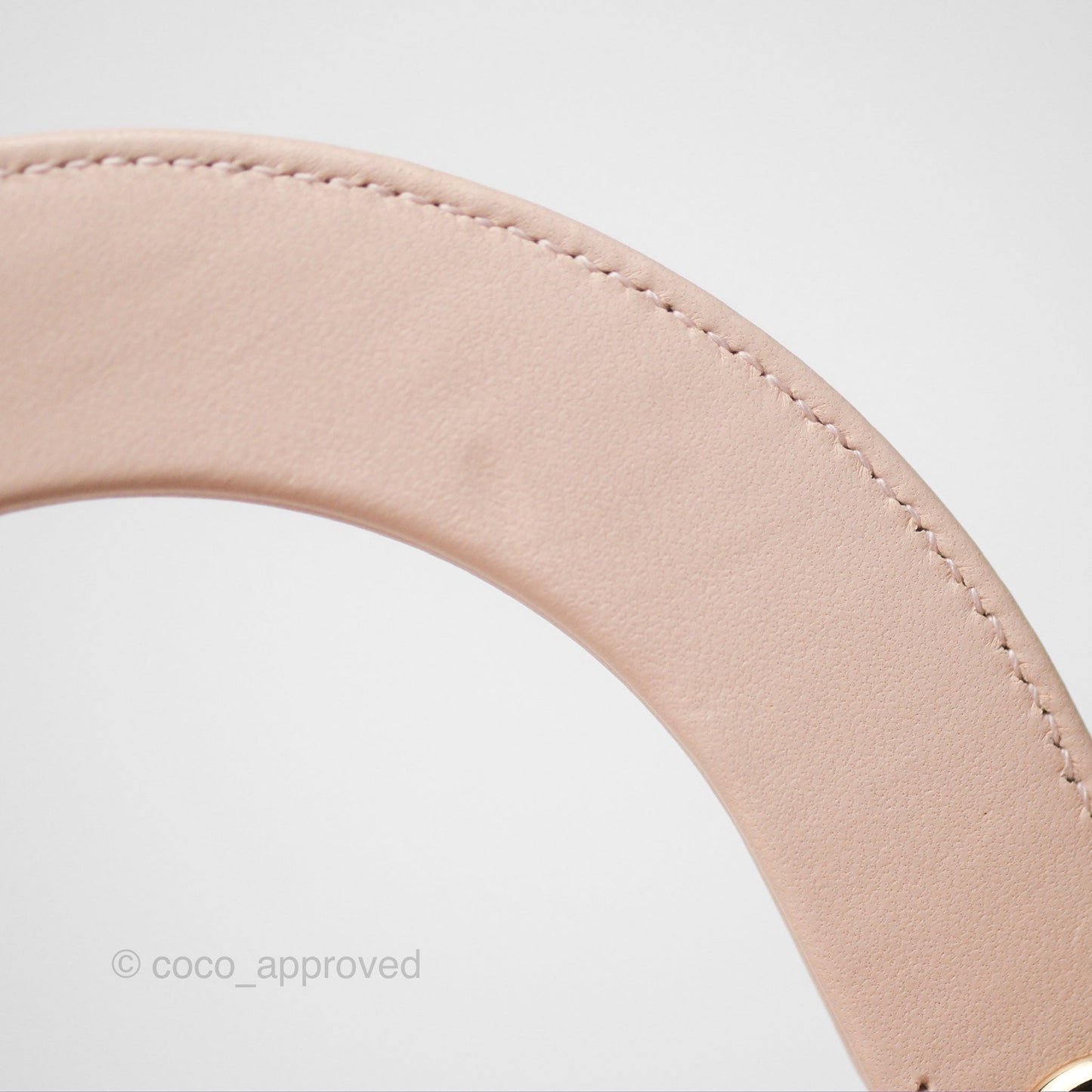 Christian Dior My ABCDior Lady Dior Pale Pink Cannage Lambskin Gold Hardware