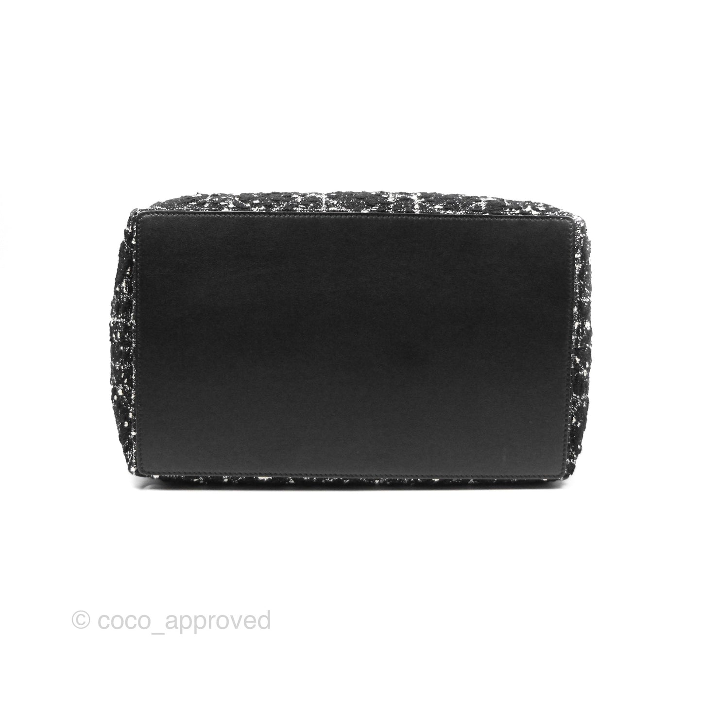 Christian Dior Medium Dior Toujours Bag Black Cannage Tweed
