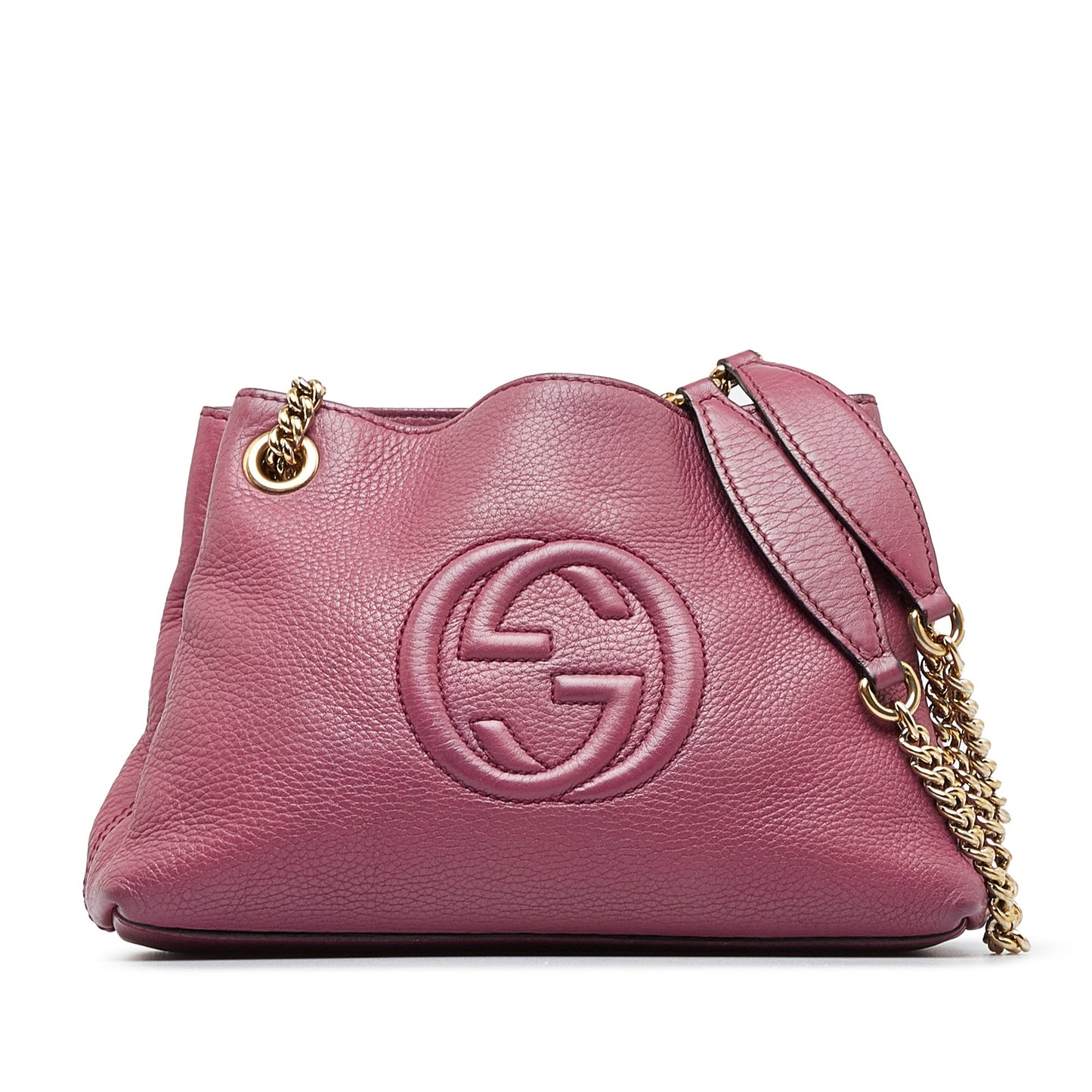 Purple Gucci Soho Chain Tote