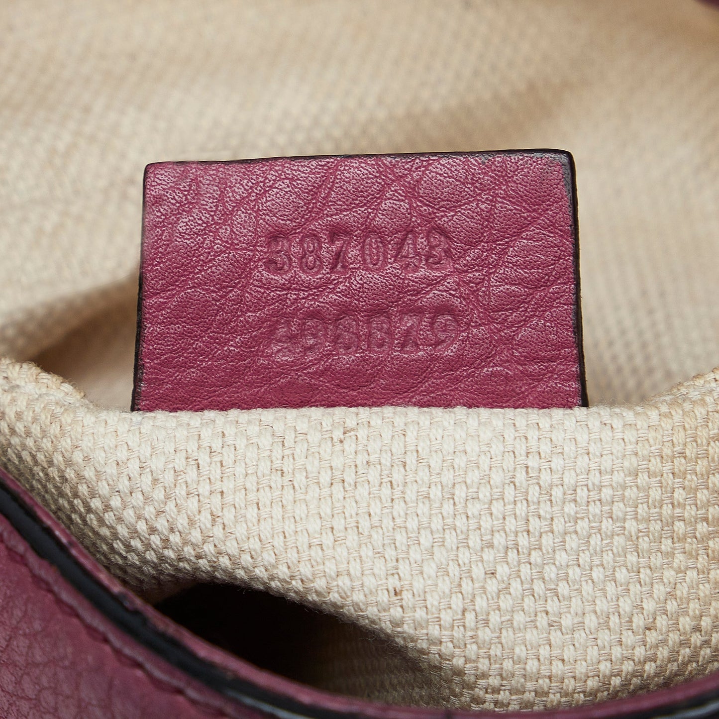 Purple Gucci Soho Chain Tote