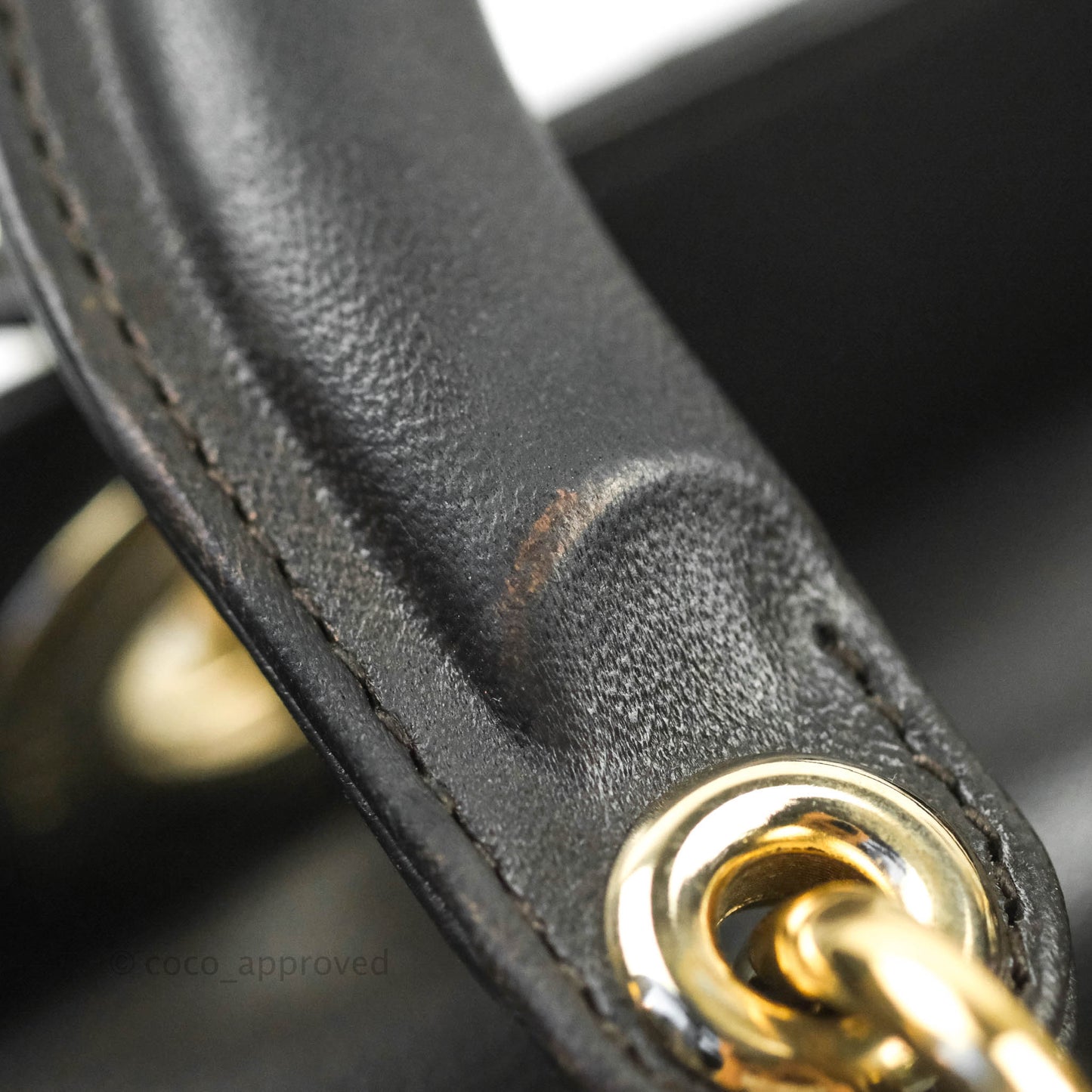 Christian Dior Lambskin My ABCDior Lady Dior Dark Grey Gold Hardware