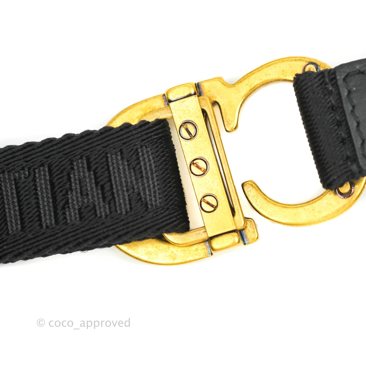 Christian Dior Blue Oblique Jacquard Saddle Belt Bag