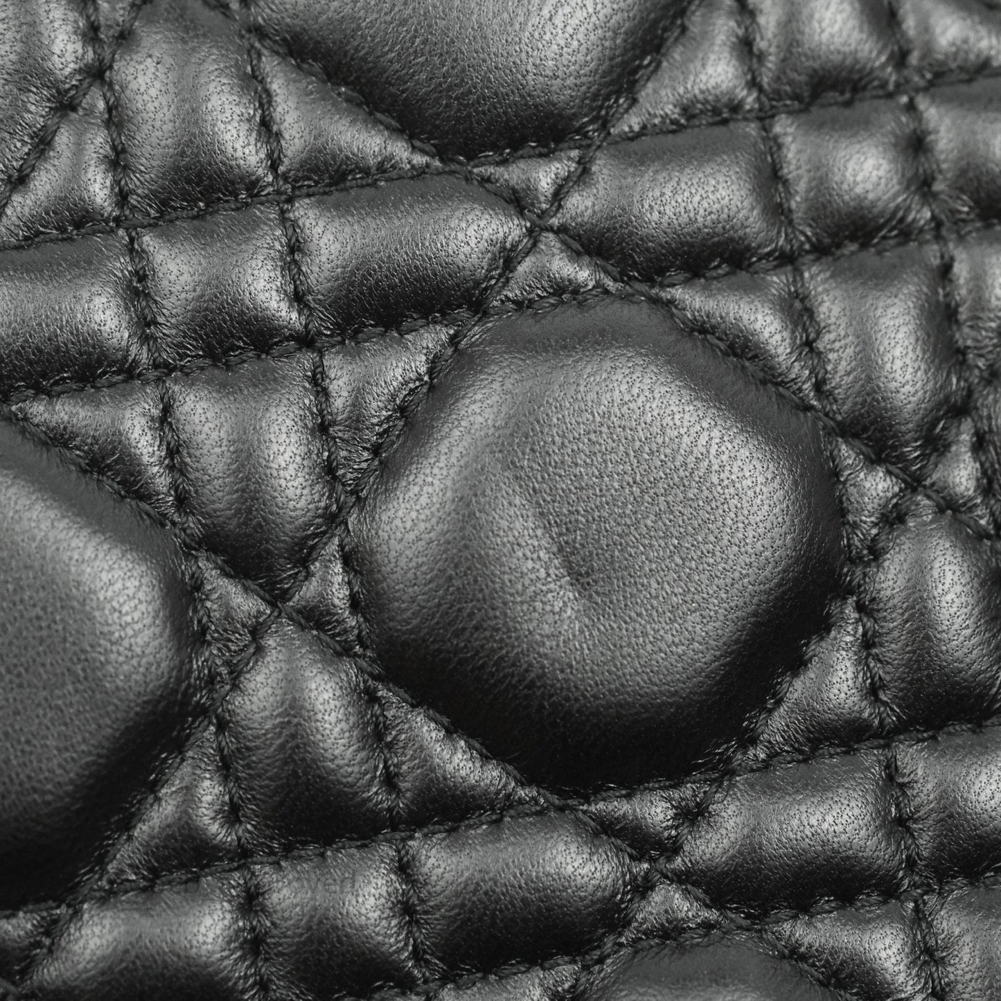 Christian Dior Lambskin My ABCDior Lady Dior Black Gold Hardware