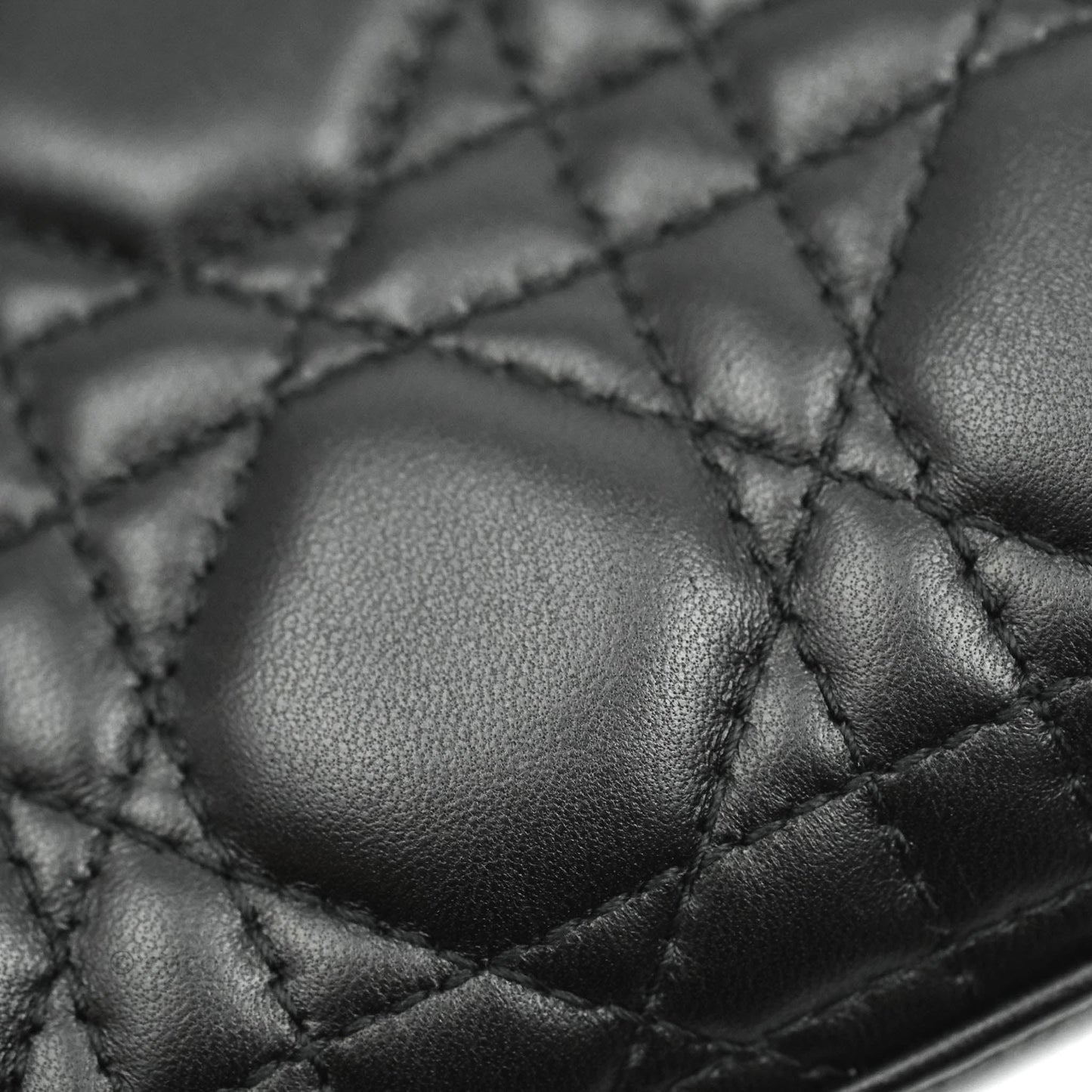 Christian Dior Lambskin My ABCDior Lady Dior Black Gold Hardware