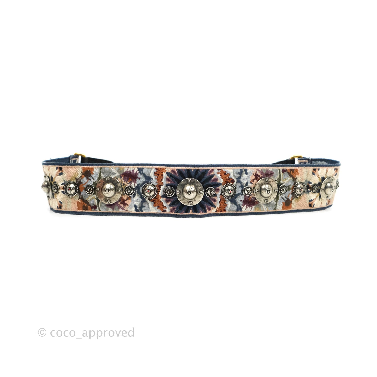 Christian Dior Embroidered Kaleidiorscopic Strap