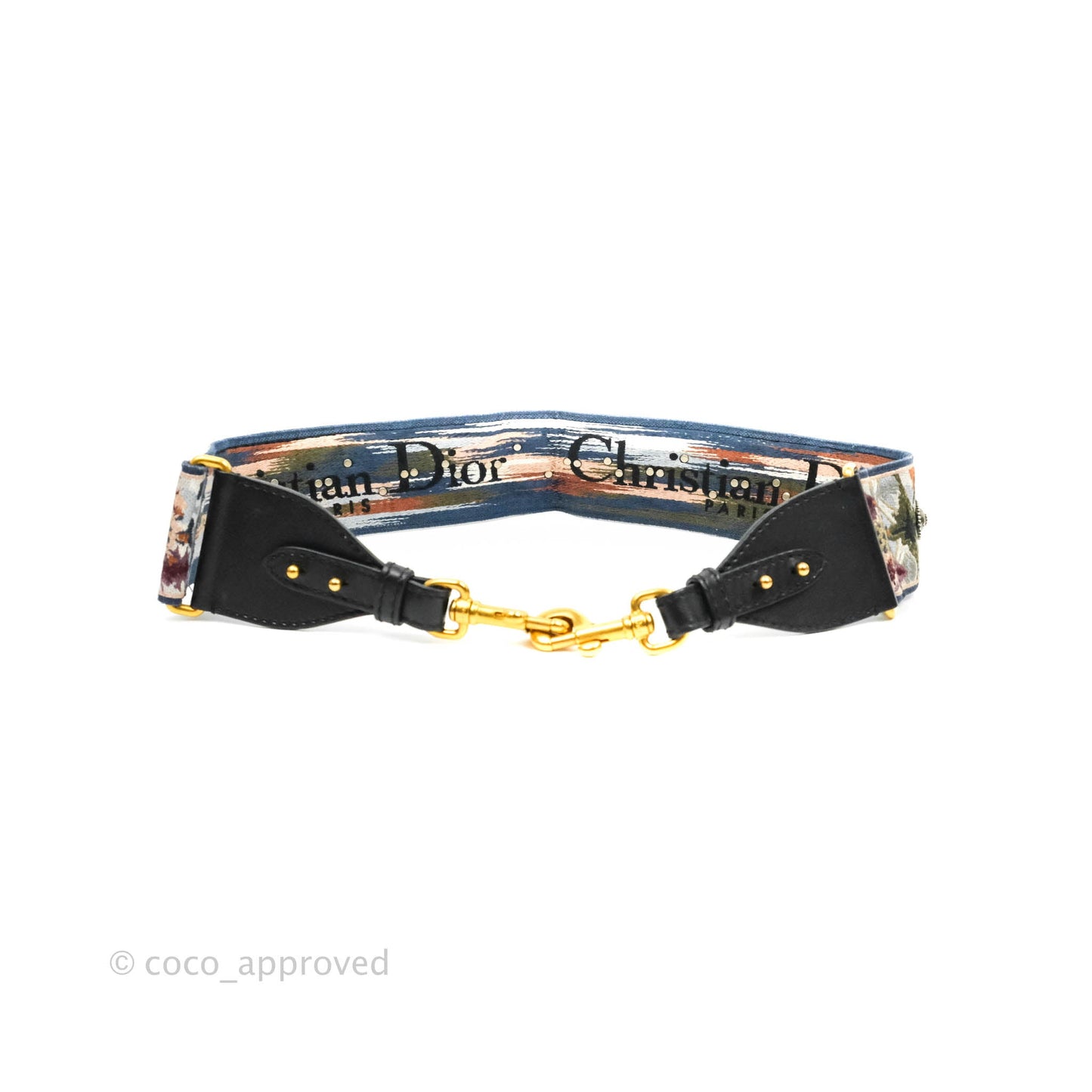 Christian Dior Embroidered Kaleidiorscopic Strap