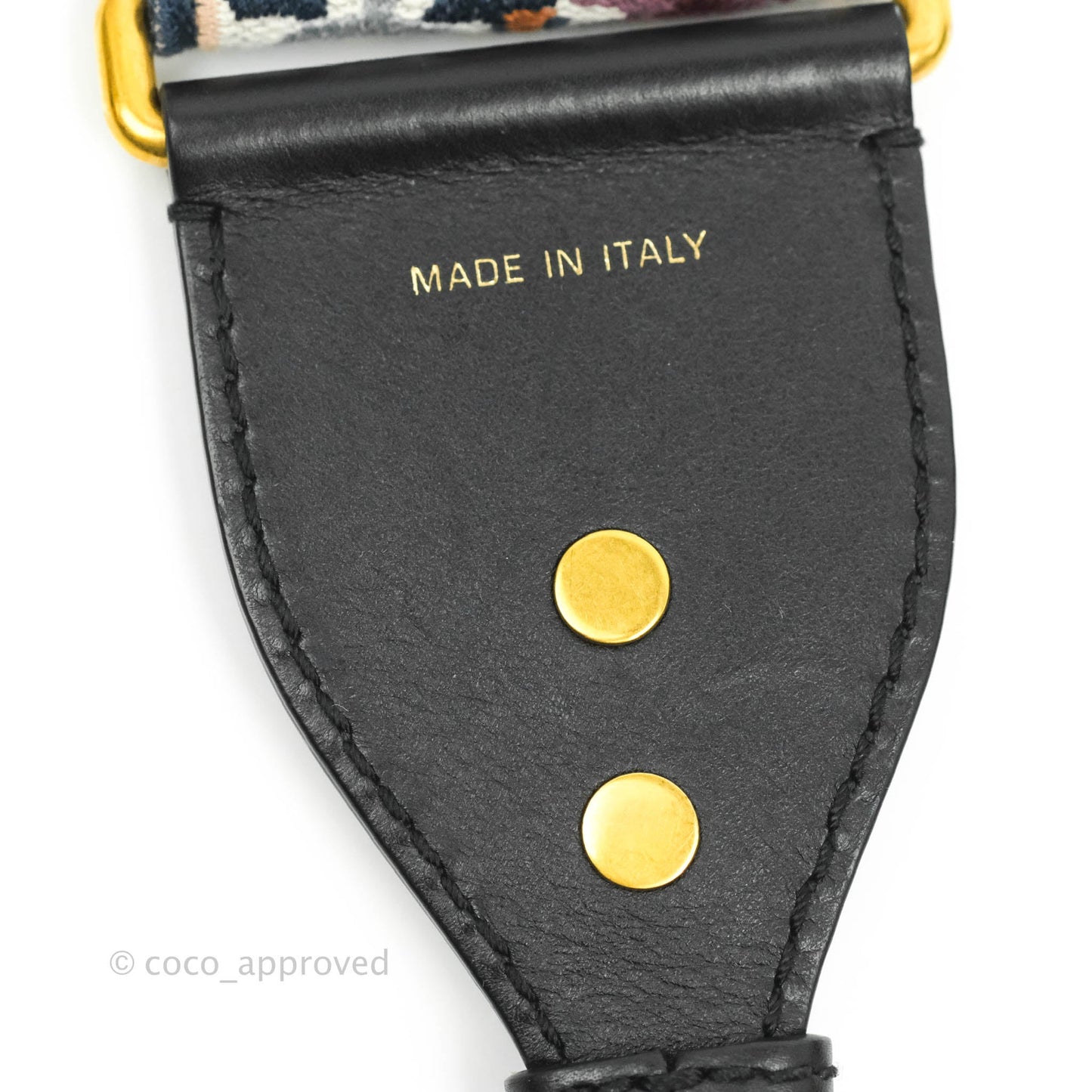 Christian Dior Embroidered Kaleidiorscopic Strap