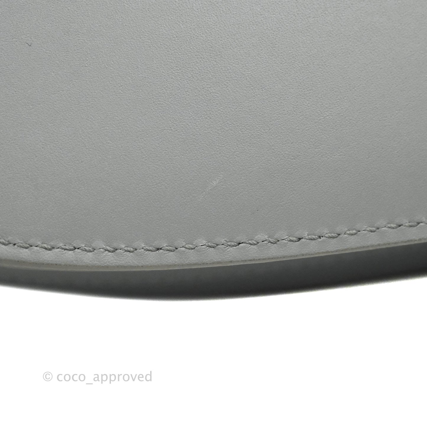 Christian Dior Box Calfskin Medium Bobby Flap Stone Grey