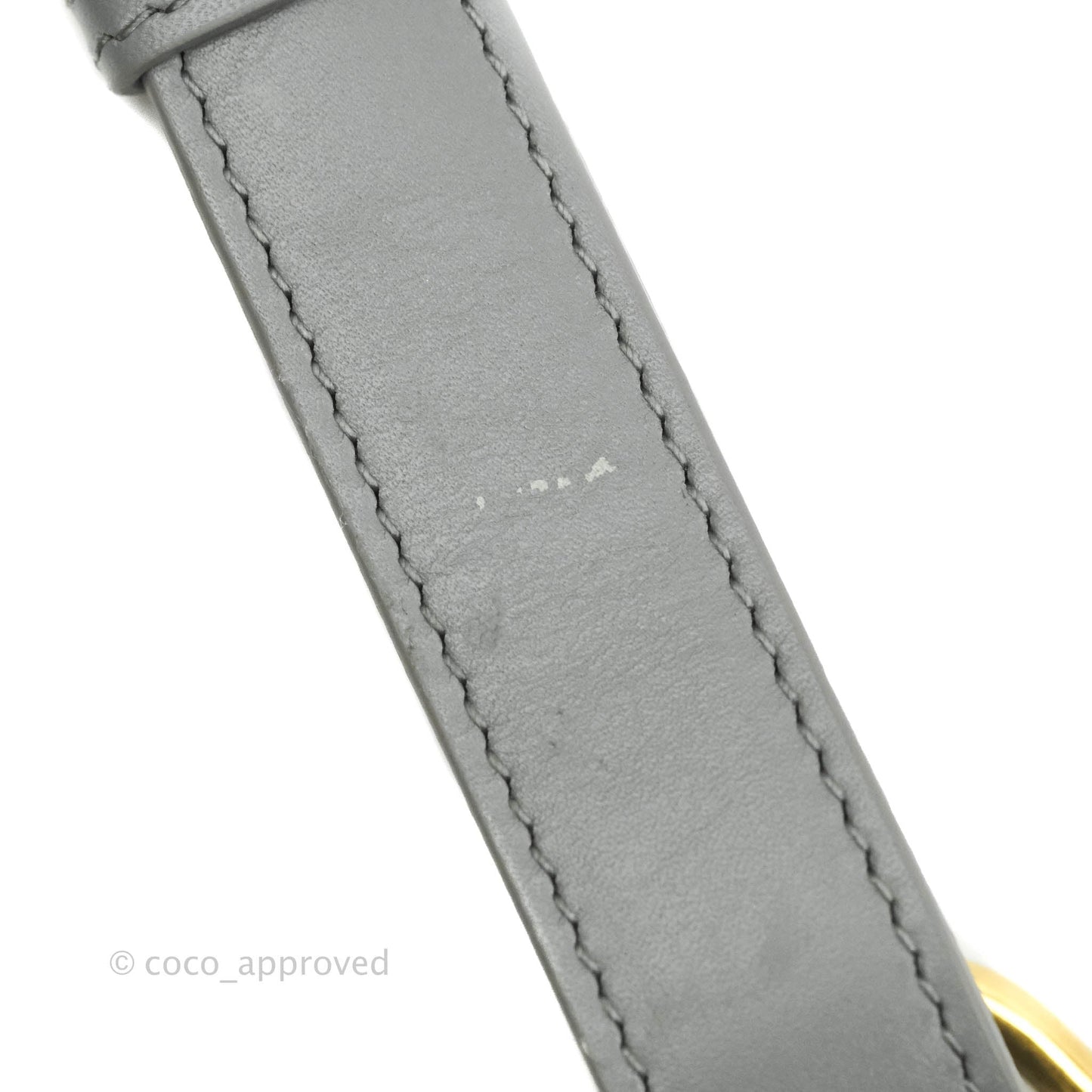 Christian Dior Box Calfskin Medium Bobby Flap Stone Grey