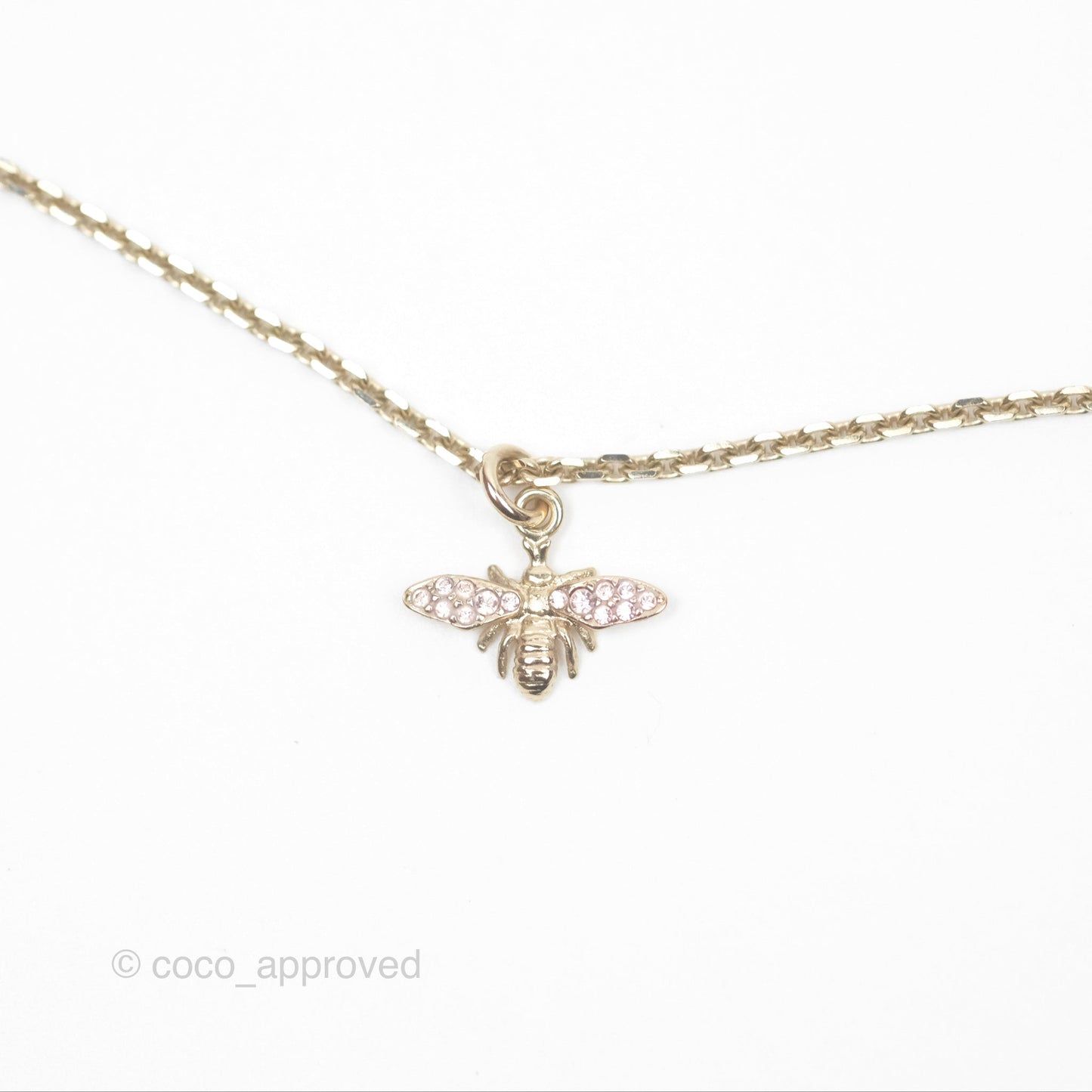 Christian Dior Double Necklace Bee Star Clover Crystals Pearls Gold Tone