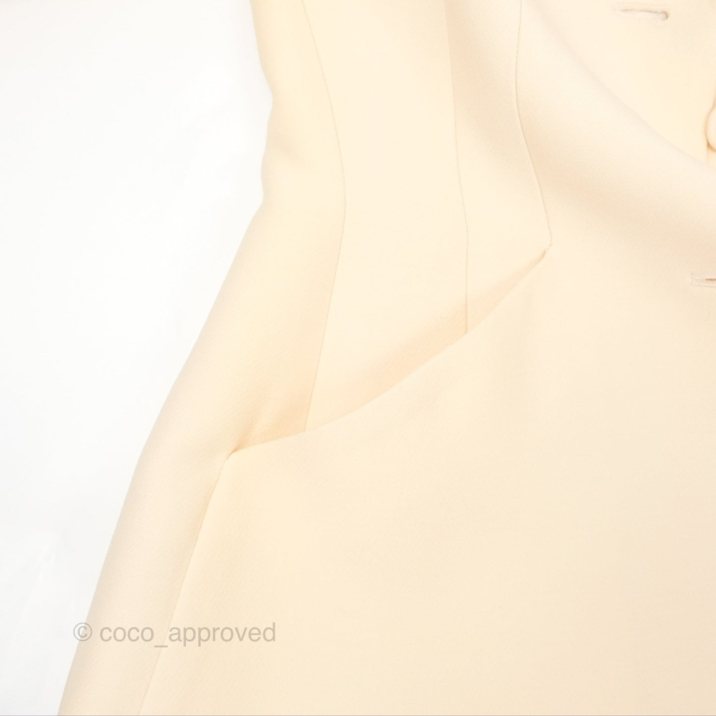Christian Dior 30 Montaigne Blazer Bar Jacket Light Beige Size 34