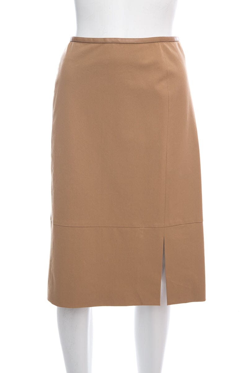 Gucci Beige Skirt SZ 46 NWT