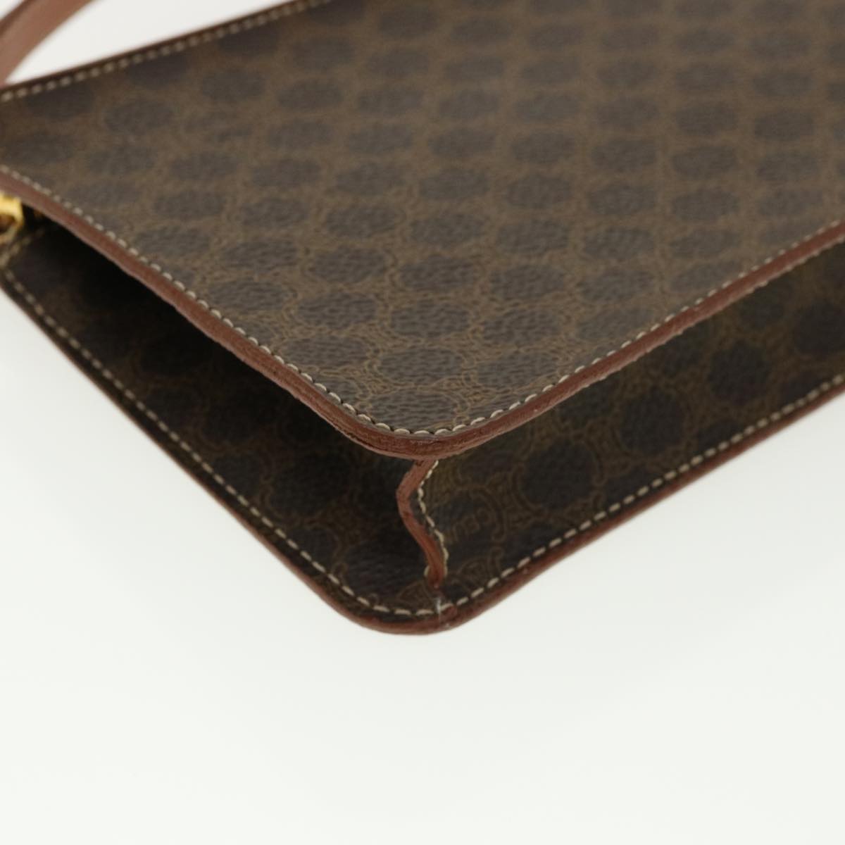 Celine Macadam Canvas Accessory Pouch Brown 32096A