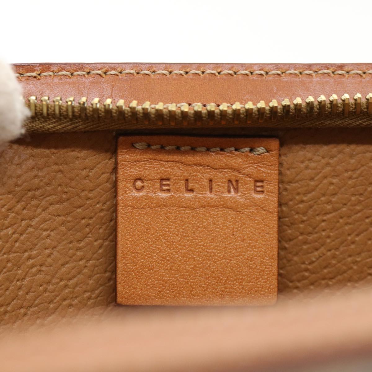 Celine Macadam Canvas Accessory Pouch Brown 32096A