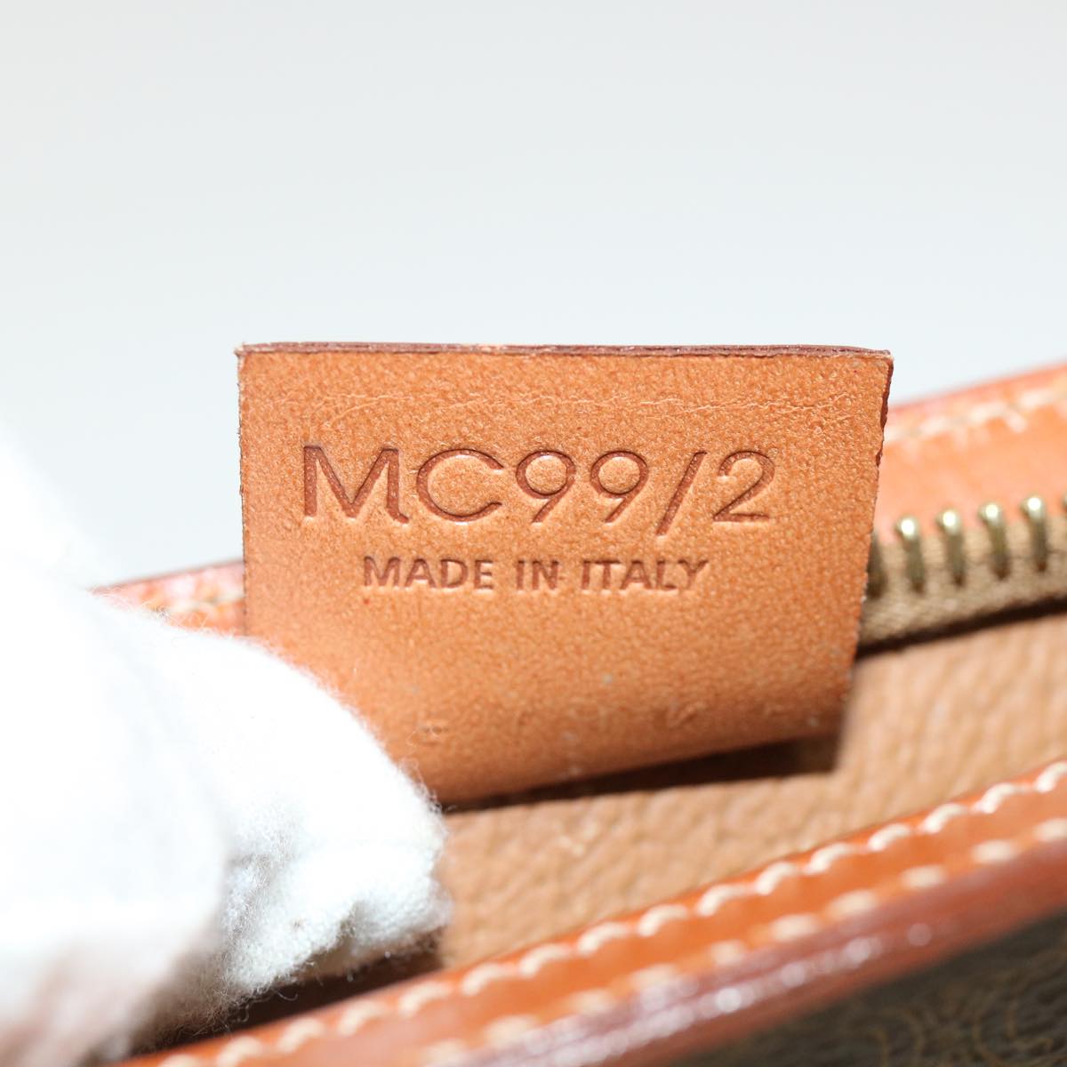 Celine Macadam Canvas Accessory Pouch Brown 32096A