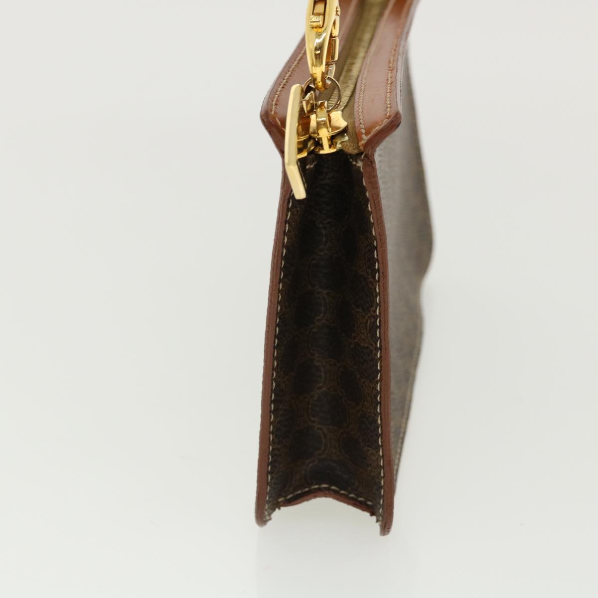 Celine Macadam Canvas Accessory Pouch Brown 32096A
