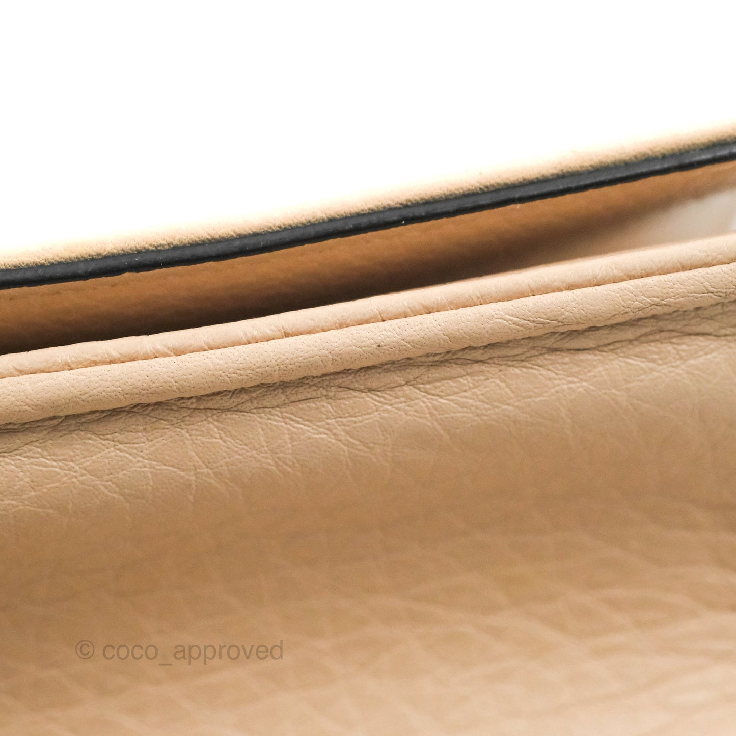 Christian Dior Small Diorama Calfskin Flap Bag Nude Pink Gold Hardware