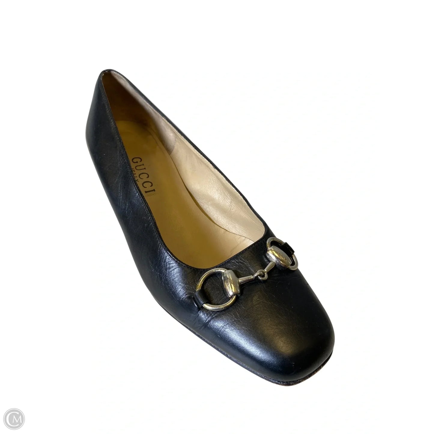 Shoes Luxury Designer By Gucci In Black, Size: 5