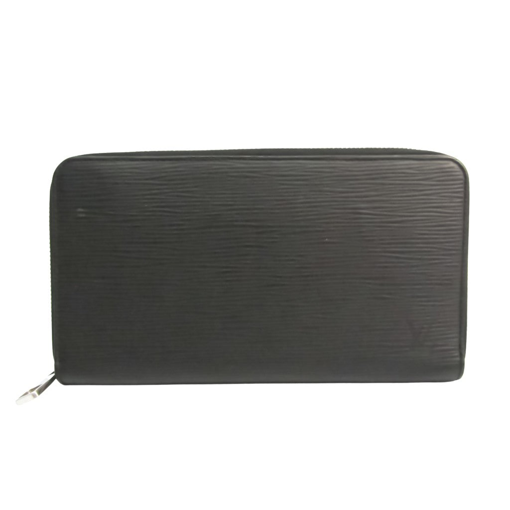 Louis Vuitton Black Leather Zippy organizer wallet accessories