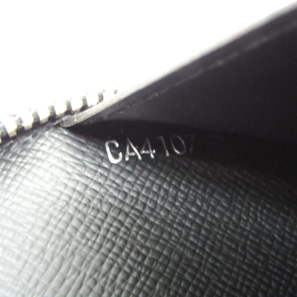 Louis Vuitton Black Leather Zippy organizer wallet accessories