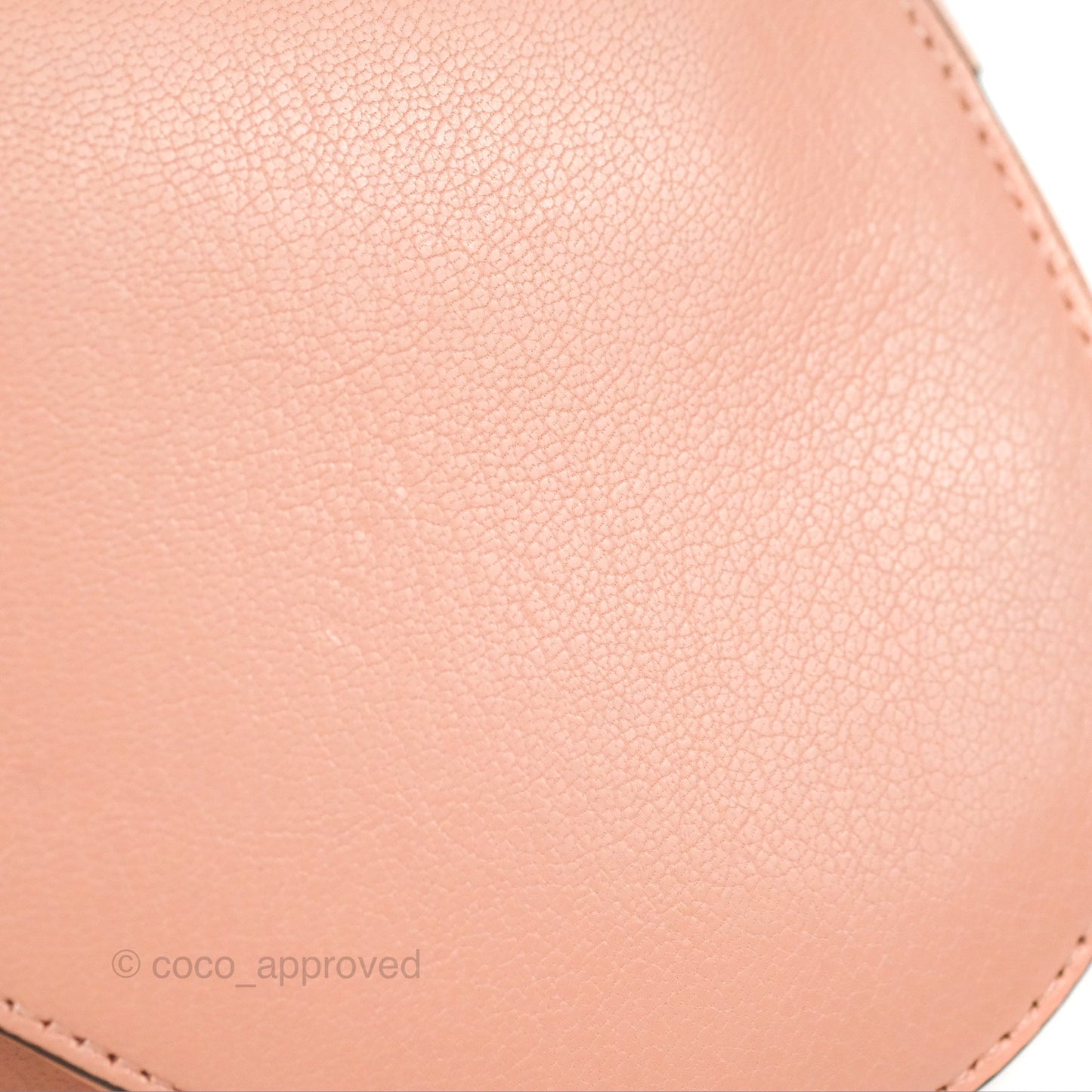 Christian Dior Mini Saddle Bag Pink Goatskin Gold Hardware